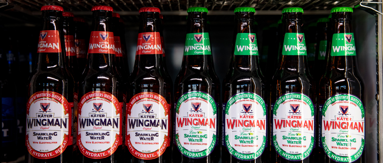 Wingman Bottles in Cooler