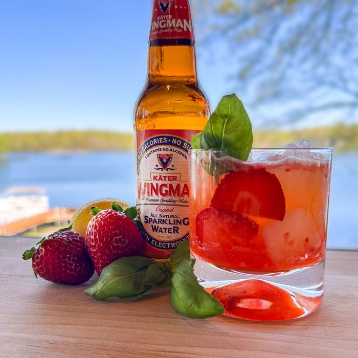 Berry Basil Fizz
